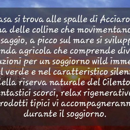 Lodge Le Terre Di Venere Acciaroli